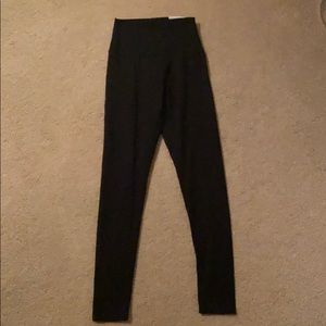 black aerie leggings - high rise